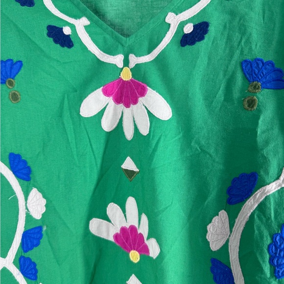 FRANCES VALENTINE Green Goldie Tunic or short dress Large XL - Picture 6 of 7